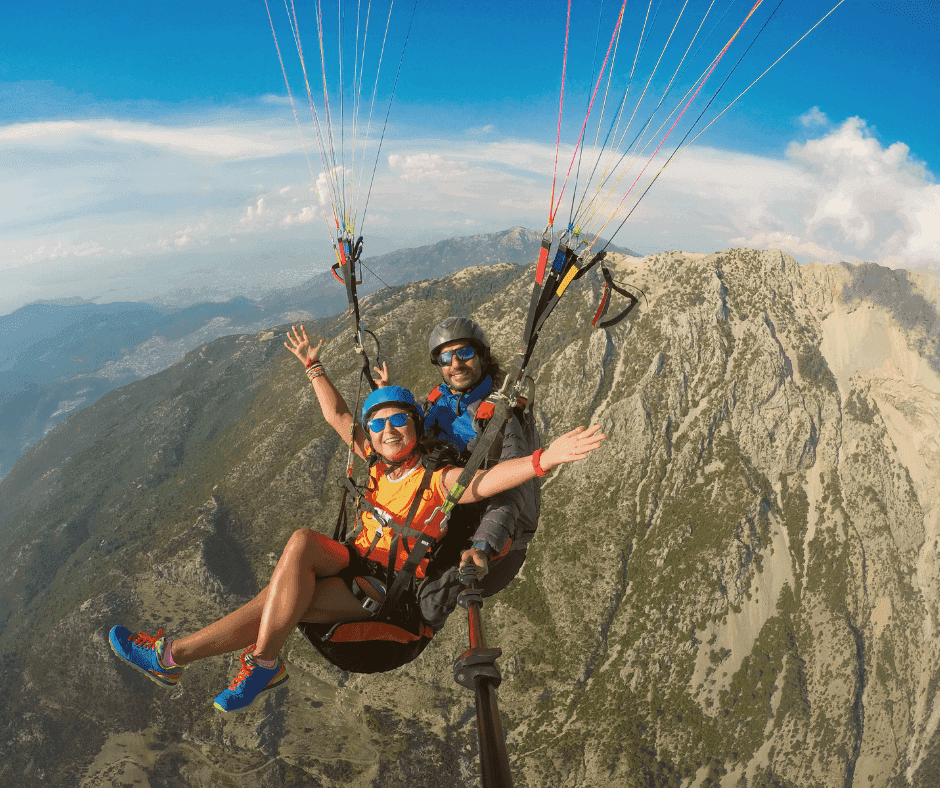 Experience one-of-a-kind mid-air thrills with paragliding in Corfu. 